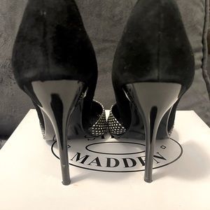 Steve Madden stiletto heels in black and white size 7